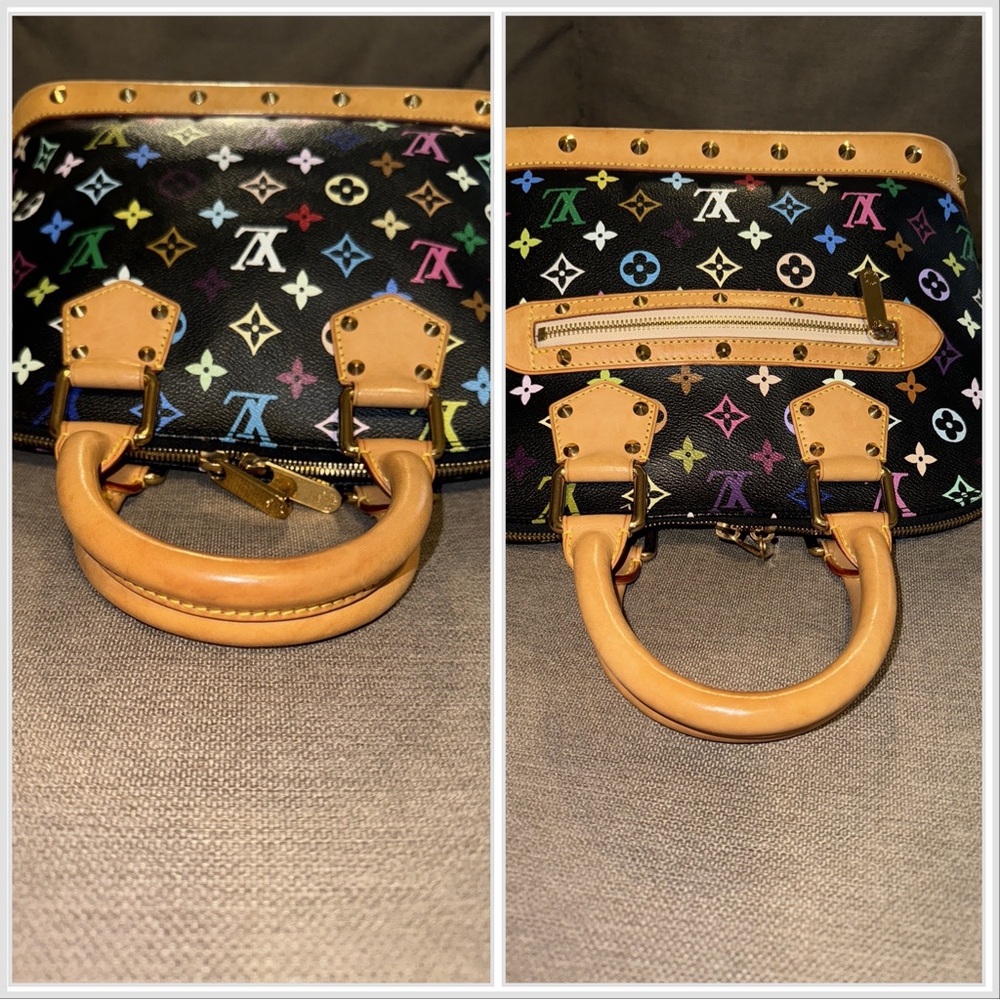 Louis Vuitton +Takashi Murakami Black Alma - Picture 10 of 14